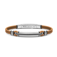 Armband Zancan Herr SPRING in Silber Spinello ESB179-MA - ESB179-MA